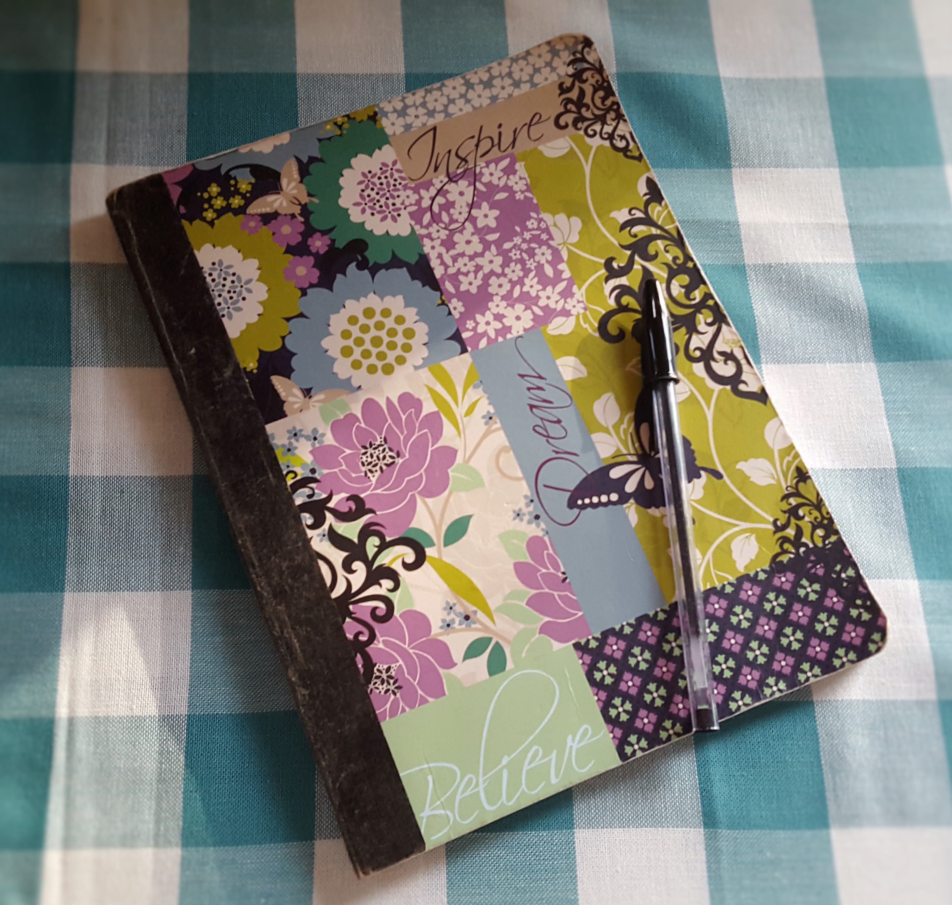 Notebook and pen